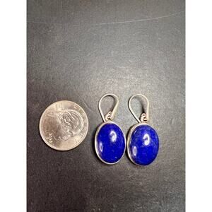 NEW Lapis lazuli sterling silver earrings 8.83 grams